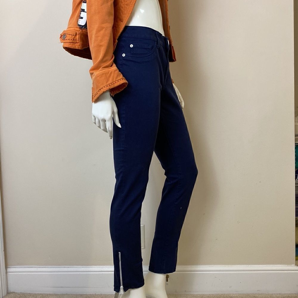 DL 1961 Jeans Size 29 Florence Mirabel Cropped with White Accents - Picture 4 of 13